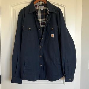 Cathartt large heavyweight jacket plaid flannel